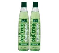 2X 400 ml XHC Tea Tree Moisturising Shampoo