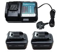 2X 4000mah BL1041B Battery and DC10WD Charger for Makita 12 volt CXT Series | for Makita BL1020B BL1021B BL1015 BL1016 Batteries for Makita DC10SB DC10WC Chargers