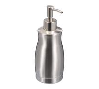 2x 400ml pump soap dispenser silver set - versatile for lotions, gels, and more