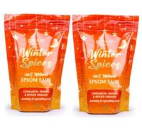 2X 450g Elysium Spa Winter Spices Epsom Salts - Cinnamon, Ginger & Spiced Orange - Bundled by GetInStyle Shop
