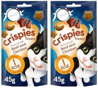 2x 45g Cat Treats Crispies Beef & Chicken - Bundled by GetInStyle Shop