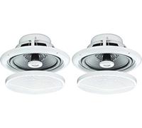 2X 5" 80W MOISTURE RESISTANT CEILING SPEAKERS FOR BATHROOM OR KITCHEN B402 B