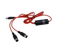 2X 5-Pin Midi to USB In-Out Cable Adapter Converter for Windows Ios Laptop to Music Piano Keyboard