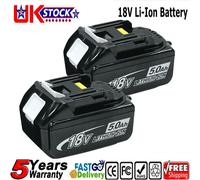 2X 5000mAh 18V Battery For Makita BL1850 BL1860B Genuine BL1830 LXT Li-ion