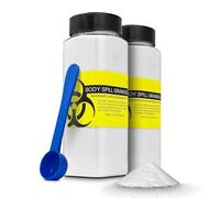 2X 500g Bottles (1kg) RE-GEN - Body Fluid Clean Up, Vomit, Urine, Biohazard Spill Absorbent Granules | Ideal for First aid Kits, Patient Care Facilities, Spill Response Stations, Janitorial Supplies