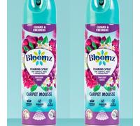 2x 500ml Bloomz Carpet Mousse Foaming Spray, Twilight Oasis, for Carpets Rugs and Upholstery