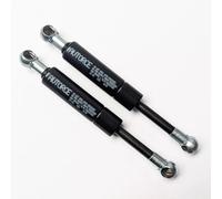 2x 500N Universal Gas Struts - Ball Heads for Kitchen Cabinets, Caravan Doors, Wardrobes & Toolboxes (250MM)