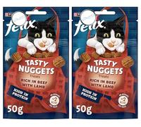 2x 50g Tasty Nuggets Beef & Lamb Cat Treats - Bundled by GetInStyle Shop