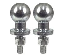 2x 50mm Ball Mini Tractor Quad ATV Tow Drawbar Hitch Pin 16mm Max 350kg Short