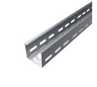 2X 50mm Heavy Duty Cable Tray 3M Length Pre-Galvanised