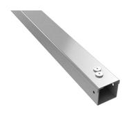 2X 50mm X 50mm Pre-Galvanised Steel Trunking 2X2" (3M Length)