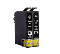 2x 603XL Black Compatible Ink Cartridges to replace Starfish 603 ink For Epson WorkForce WF2830DWF Printer