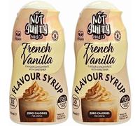 2x 60ml Not Guilty Zero Calorie Barista French Vanilla Syrup Concentrate, Sugar & Fat Free, Vegan Sweetener - Bundled by GetInStyle Shop