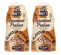 2x 60ml Not Guilty Zero Calories Hazelnut Praline Barista Coffee Syrup Concentrate, Sugar Free, Vegan - Bundled by GetInStyle Shop