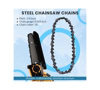 2x 6INCH Chainsaw Chains Electric Chainsaws Accessory Practical Electric Saw Replacement Accessory for Wood Cutting