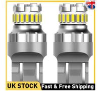 2x 7443 7440 7444 W21W LED Reverse Back Up Light Bulbs 6500K Super Bright White