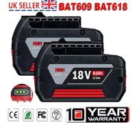 2X 8.0Ah For Bosch 18V Lithium-Ion Battery Professional GBA BAT609 BAT610 BAT620