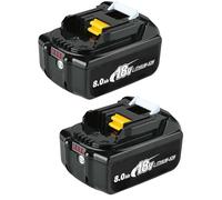 2x 8.0Ah Li-ion Battery Replacement for Makita 18V Battery BL1830 BL1850 BL1860 BL1860B BL1850B BL1830B,for 18V Batteries Cordless Tools