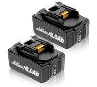 2X 8.0Ah Replacement for Makita 18V battery compatible with Makita BL1830 | 18V battery models BL1830 BL1850 BL1860 BL1830B BL1850B BL1860B BL1840 BL1820 BL1815 BL1835 BL1845(LED light)