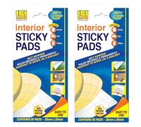 2X 80 Double Sided Sticky Pads 20mm x 20mm - Bundled by GetInStyle Shop