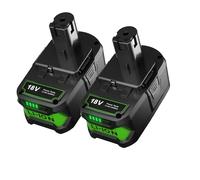 2X 8000mAh Replacement Battery for Ryobi 18V Battery 8.0Ah P108 P107 P109 RB18L50 RB18L40 RB18L25 RB18L15 RB18L13 P102 P103 P104 P105 P106