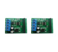 2X 8Ch Input/Output Digital Switch TTL LvTTL CMOS RS485 IO Control Module Modbus Rtu Board for PLC Relay, (with Pin)