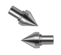 2X 8mm Shank Wood Lathe Tailstock Live Bearing Cup Center -28mm/Long,High Quality