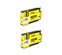 2x 963XL Yellow Compatible Ink Cartridges For HP OfficeJet Pro 9010 Printer