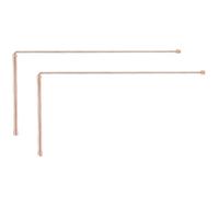 2X 99.9% Copper Detector Rod Metal Detector Rod for Water/Treasure/Finding Tools