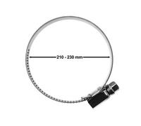 2X A2 Stainless Steel Hose Clips 210mm To 230mm 9mm Width