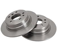 2x Abs 15872 Rear Solid Brake Discs 300mm Fits Bmw 7 Series 34 21 1 157 781