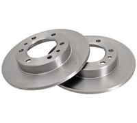2x Abs 15989 Front Solid Brake Discs 302mm Fits Toyota Hilux Land Cruiser