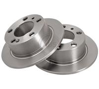 Rear Set 2x Brake Discs A.B.S. 16053 for Citroen XM (94-00)