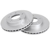2x Original A.B.S. Brake Disc 16089 for FORD USA Mazda