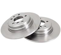 ABS All Brake Systems Brake Disc 16103 - Rear Solid Set of 2 for BMW 7/8