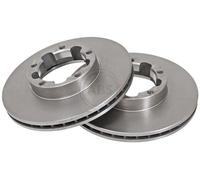 2x Abs 16164 Front Vented Brake Discs 263mm Fits Nissan Cabstar E Eco-t L-serie