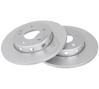 ABS All Brake Systems Brake Disc 16179 Solid for Mercedes-Benz C-Class 2 pcs