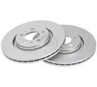 A.B.S. Brake Disc 16881 - Set of 2 Front/Rear for Audi/Seat/Skoda/VW