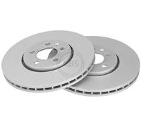 A.B.S. Brake Disc 16882 Front Set 2x – Fits Audi A1, Seat, Skoda, VW