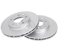 2x Abs 17066 Front Vented Brake Discs 274mm Fits Kia Carnival 0K552-33-251
