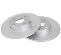 2x Abs 17092 Rear Solid Brake Discs 261mm Fits Mazda 323 F S B26Y-26-251