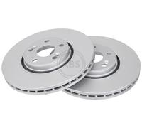 2x Brake disc Vented 17158 A.B.S. for RENAULT LAGUNA II LAGUNA II Sport Tourer