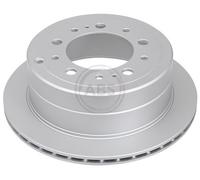 ABS All Brake Systems Brake Disc 17174 Vented Rear Set of 2