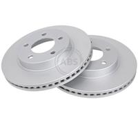 2x Brake disc Vented 17261 A.B.S. for CHRYSLER 300M CONCORDE