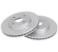 2x Original A.B.S. Brake Disc 17938 for Mazda