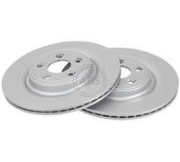 2x Abs 18090 Rear Vented Brake Discs 326mm Fits Daimler Jaguar S-type Super Xf 8