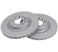2x Abs 18582 Rear Vented Brake Discs 320mm Fits Alfa Romeo Giulia Stelvio