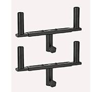 2x Adam Hall SPS823 Dual Speaker Stand Mount Fork for Twin Speakers