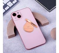 2x Adhesive Ring Holder and Mobile Stand Adjustable Grip Security Multi Purpose Stand for iPhone Samsung Galaxy Android LG Sony (Pink)
