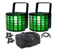 2x ADJ Mini Dekker inc. Cable, Clamps, and Carry Bag